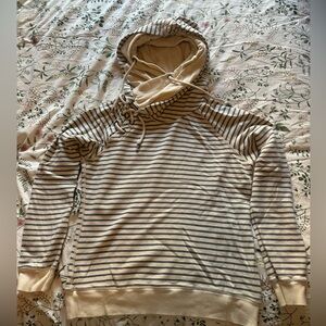 Maison Scotch hoodie size 2 blue and cream